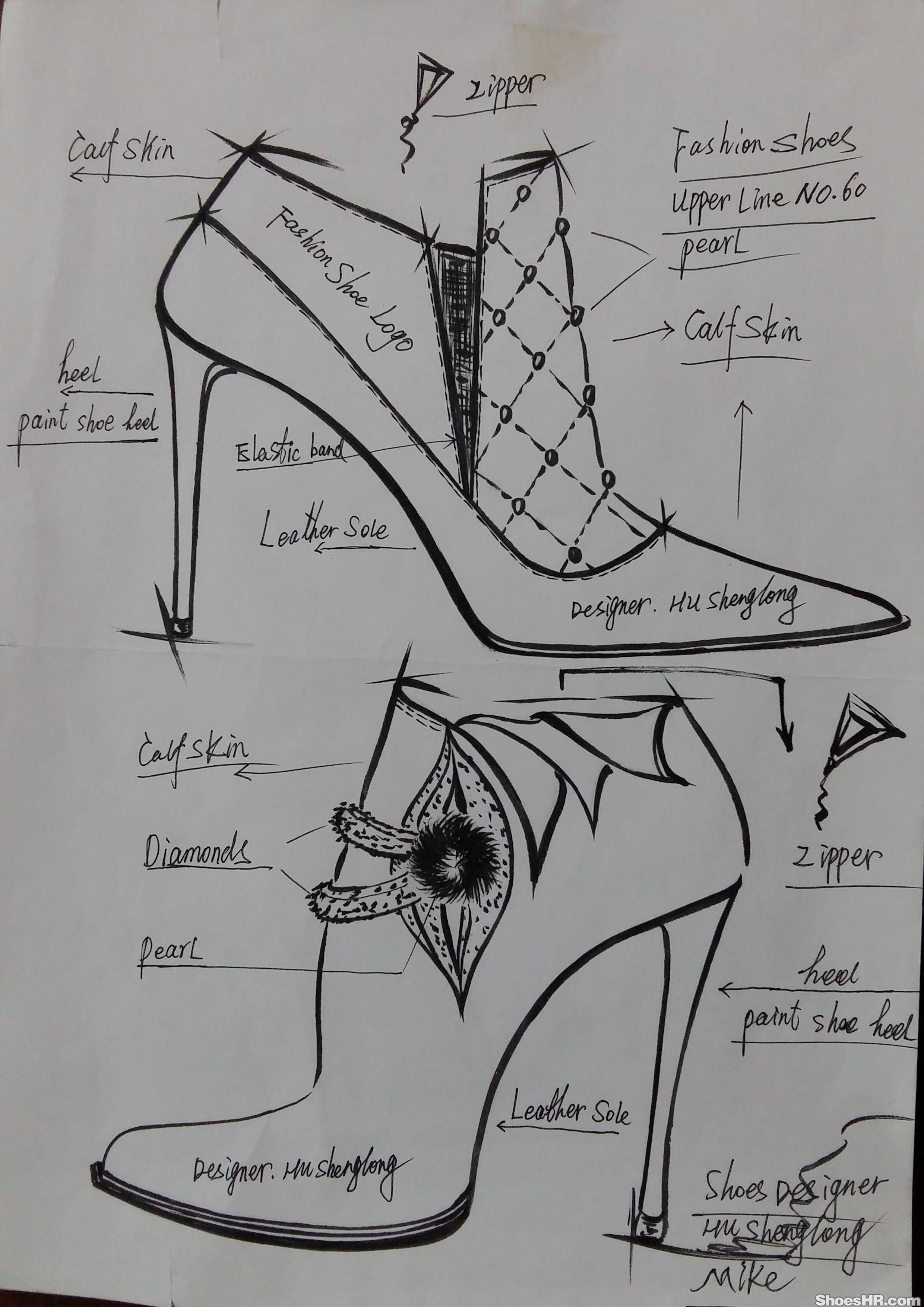 女高跟鞋,许俊永--鞋业设计师网